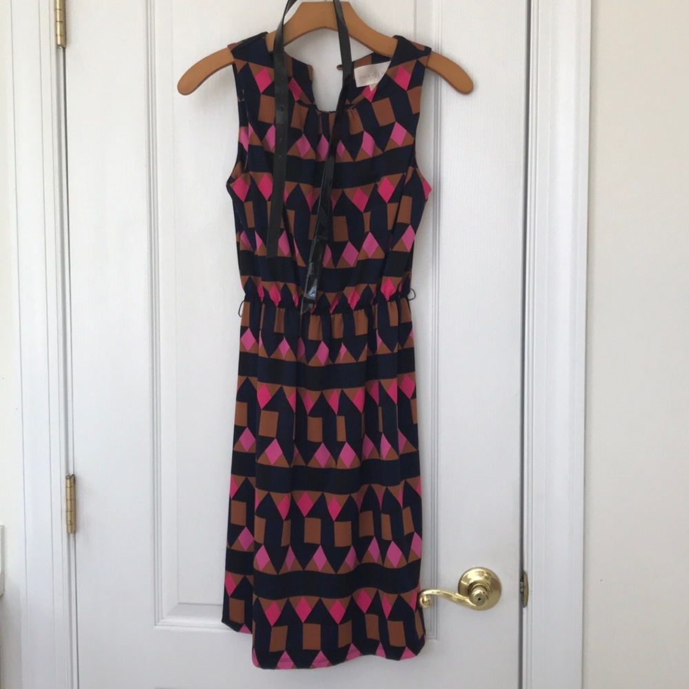 Julie Brown geometric print dress P
